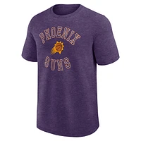 T-shirt violet chiné pour homme, motif succès des Phoenix Suns