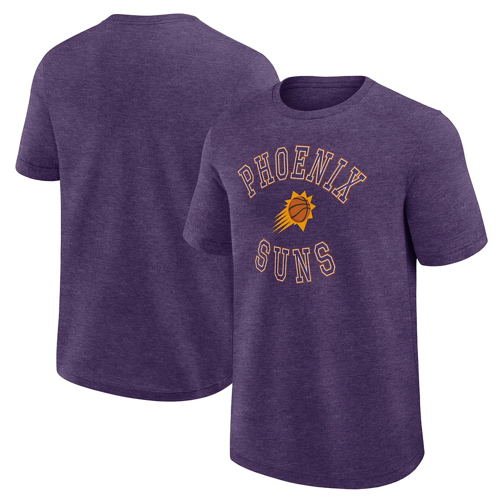 T-shirt violet chiné pour homme, motif succès des Phoenix Suns