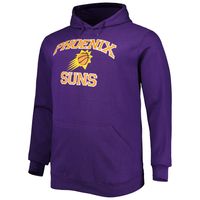 Men's Heathered Gray Phoenix Suns Big & Tall Heart Soul Pullover Hoodie