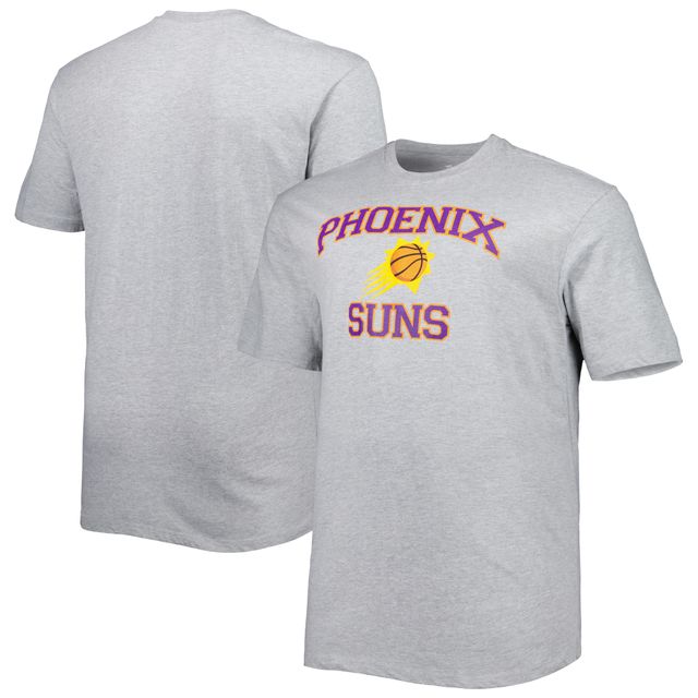 T-shirt gris chiné Phoenix Suns Big & Tall Heart Soul pour homme