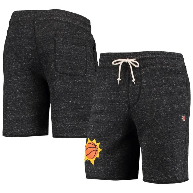 Short en molleton à trois mélanges avec logo principal Phoenix Suns Homage Charcoal pour hommes