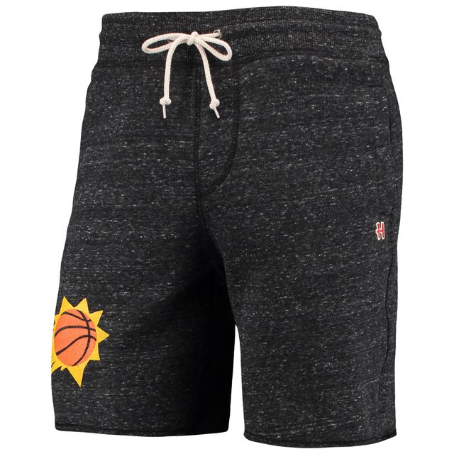 Short en molleton à trois mélanges avec logo principal Phoenix Suns Homage Charcoal pour hommes