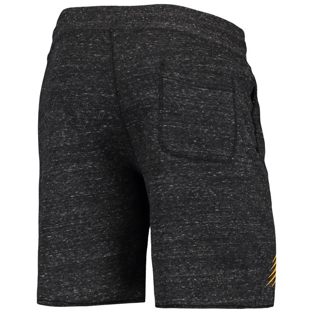 Short en molleton à trois mélanges avec logo principal Phoenix Suns Homage Charcoal pour hommes