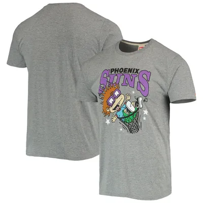 Phoenix Suns Homage NBA x Rugrats Tri-Blend T-Shirt - Heathered Gray