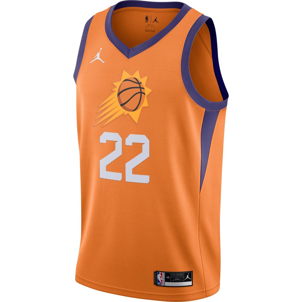 Men's Jordan Brand Deandre Ayton Orange Phoenix Suns 2020/21 Swingman Jersey - Statement Edition