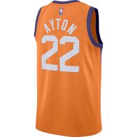 Men's Jordan Brand Deandre Ayton Orange Phoenix Suns 2020/21 Swingman Jersey - Statement Edition