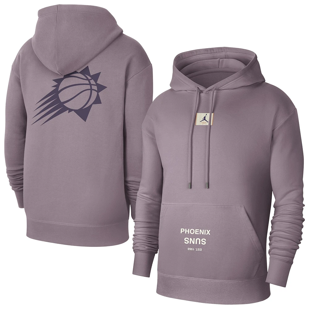 Sweat à capuche Jordan Brand Purple Phoenix Suns Courtside Statement Edition pour homme