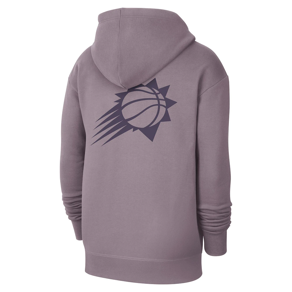 Men's Jordan Brand Purple Phoenix Suns Courtside Statement Edition Pullover Hoodie