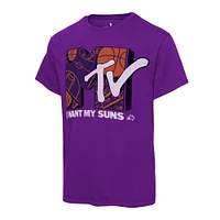 Men's Junk Food Purple Phoenix Suns NBA x MTV I Want My T-Shirt