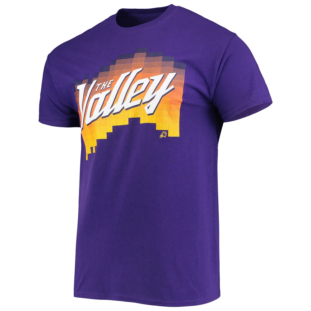 T-shirt homme Junk Food Purple Phoenix Suns The Valley Pixel