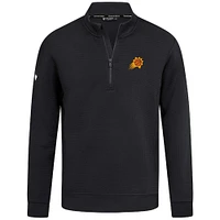 Men's Levelwear  Black Phoenix Suns Accolade Cushion Quarter-Zip Pullover