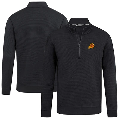 Men's Levelwear  Black Phoenix Suns Accolade Cushion Quarter-Zip Pullover