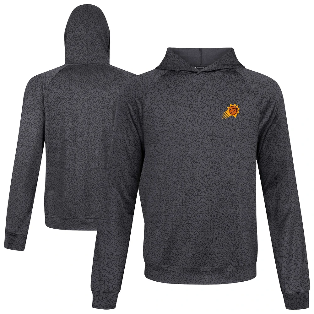 Sweat à capuche noir Challenger des Phoenix Suns pour homme de Levelwear