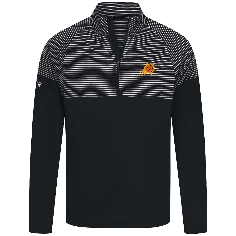 Haut à glissière quart de tour noir rayures classiques des Phoenix Suns pour homme Levelwear