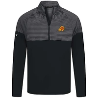 Haut à glissière quart de tour noir rayures classiques des Phoenix Suns pour homme Levelwear