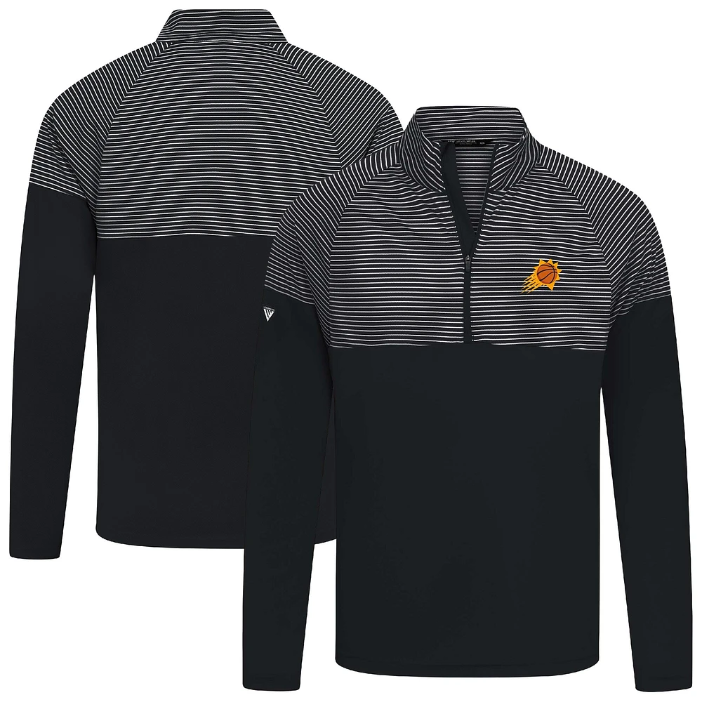 Haut à glissière quart de tour noir rayures classiques des Phoenix Suns pour homme Levelwear