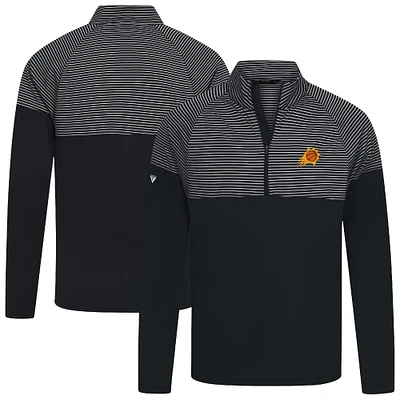 Haut à glissière quart de tour noir rayures classiques des Phoenix Suns pour homme Levelwear