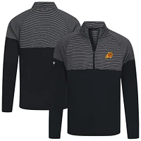 Haut à glissière quart de tour noir rayures classiques des Phoenix Suns pour homme Levelwear