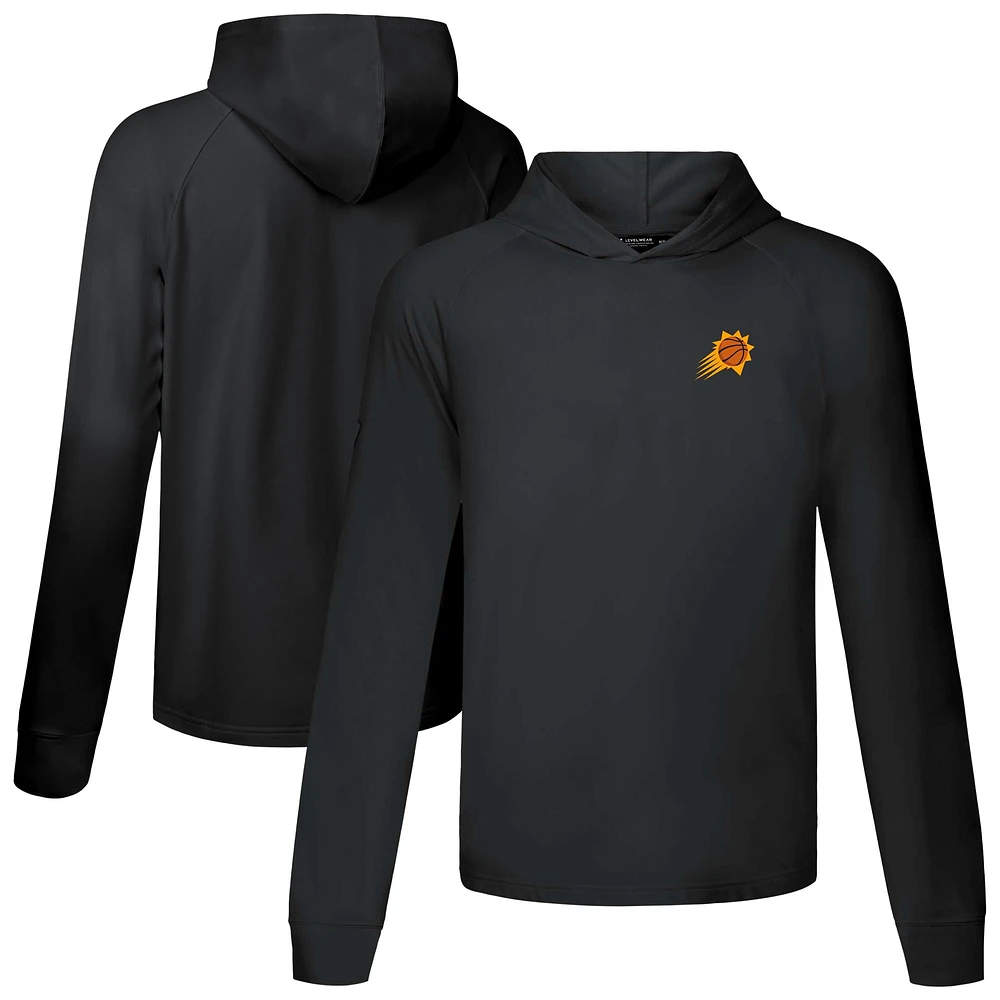 Men's Levelwear Black Phoenix Suns Dimension R Pullover Hoodie