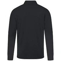 Men's Levelwear Black Phoenix Suns Heron Quarter-Zip Top