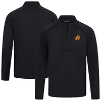 Men's Levelwear Black Phoenix Suns Volley Quarter-Zip Top