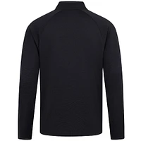 Men's Levelwear Black Phoenix Suns Volley Quarter-Zip Top