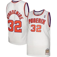 Maillot Swingman Mitchell & Ness Amar'e Stoudemire blanc pour homme des Phoenix Suns 2002/03 Hardwood Classics