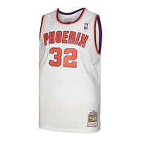 Maillot Swingman Mitchell & Ness Amar'e Stoudemire blanc pour homme des Phoenix Suns 2002/03 Hardwood Classics
