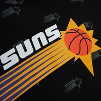 Men's Mitchell & Ness  Black Phoenix Suns Hardwood Classics Allover Print Pullover Hoodie