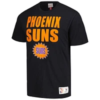 T-shirt flammé légendaire Mitchell & Ness pour hommes, Phoenix Suns Hardwood Classics, noir