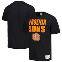 T-shirt flammé légendaire Mitchell & Ness pour hommes, Phoenix Suns Hardwood Classics, noir