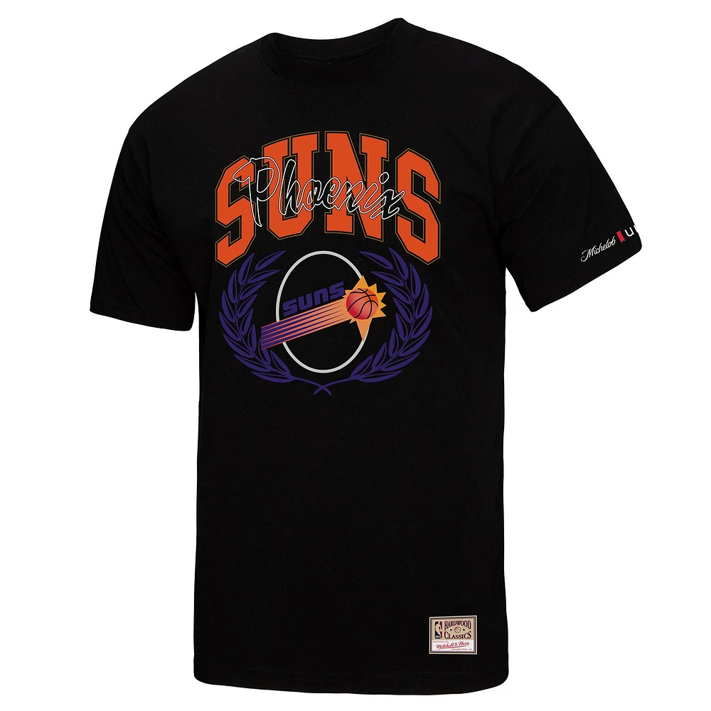 T-shirt noir Mitchell & Ness Phoenix Suns NBA x Michelob Ultra Rewind II pour homme