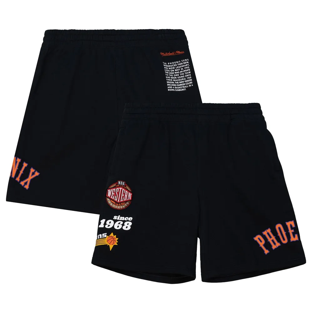 Lids Phoenix Suns Mitchell & Ness Team Origins Fleece Shorts - Black