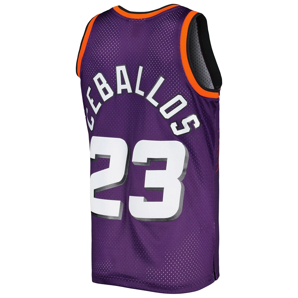 Men's Mitchell & Ness Cedric Ceballos Purple Phoenix Suns 1992/93 Hardwood Classics Swingman Jersey