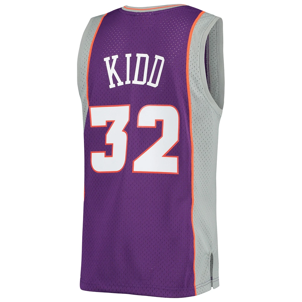 Men's Mitchell & Ness Jason Kidd Purple Phoenix Suns 2000/01 Hardwood Classics Swingman Jersey