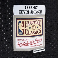 Men's Mitchell & Ness Kevin Johnson Purple/Black Phoenix Suns Hardwood Classics 1996/97 Split Swingman Jersey