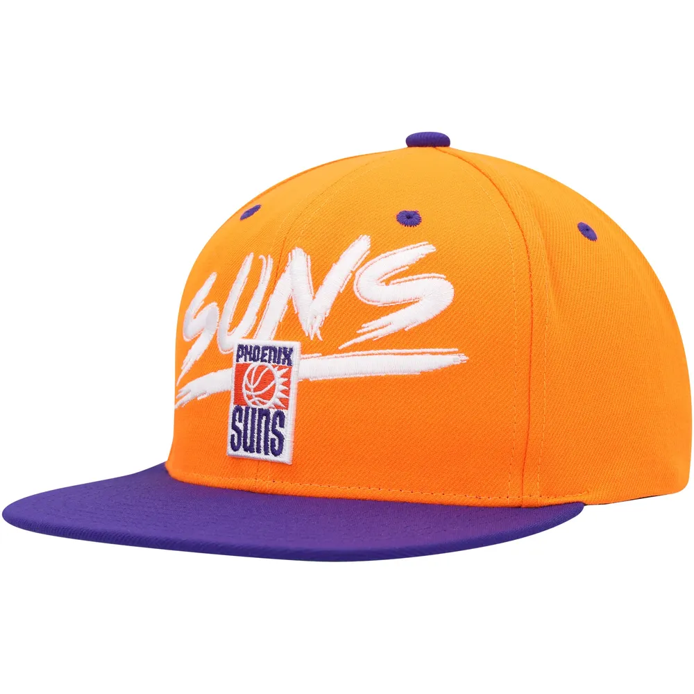 Youth Phoenix Suns Mitchell & Ness Purple/Orange Two-Tone Snapback Hat