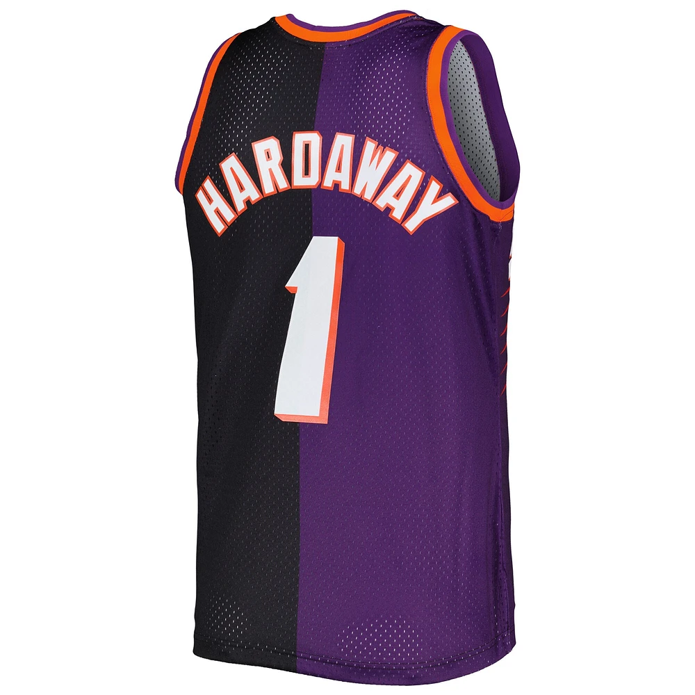 Maillot Swingman divisé Mitchell & Ness Penny Hardaway violet/noir Phoenix Suns Hardwood Classics 1999/00 pour hommes