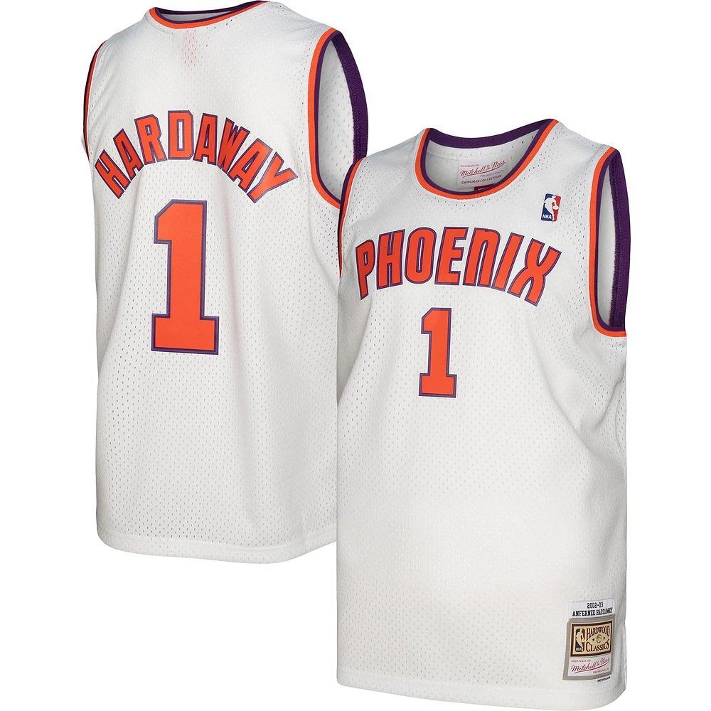 Men's Mitchell & Ness Penny Hardaway White Phoenix Suns 2002/03 Hardwood Classics Swingman Jersey