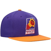 Men's Mitchell & Ness Purple/Orange Phoenix Suns Hardwood Classics Team Two-Tone 2.0 Snapback Hat