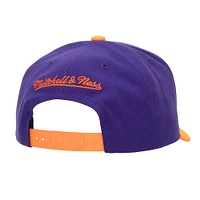 Casquette Snapback Phoenix Suns Soul XL Logo Pro Crown Violet/Orange Mitchell & Ness pour hommes