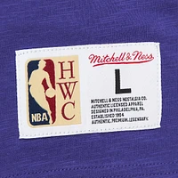 Men's Mitchell & Ness Purple Phoenix Suns Hardwood Classics Felt Applique Slub T-Shirt