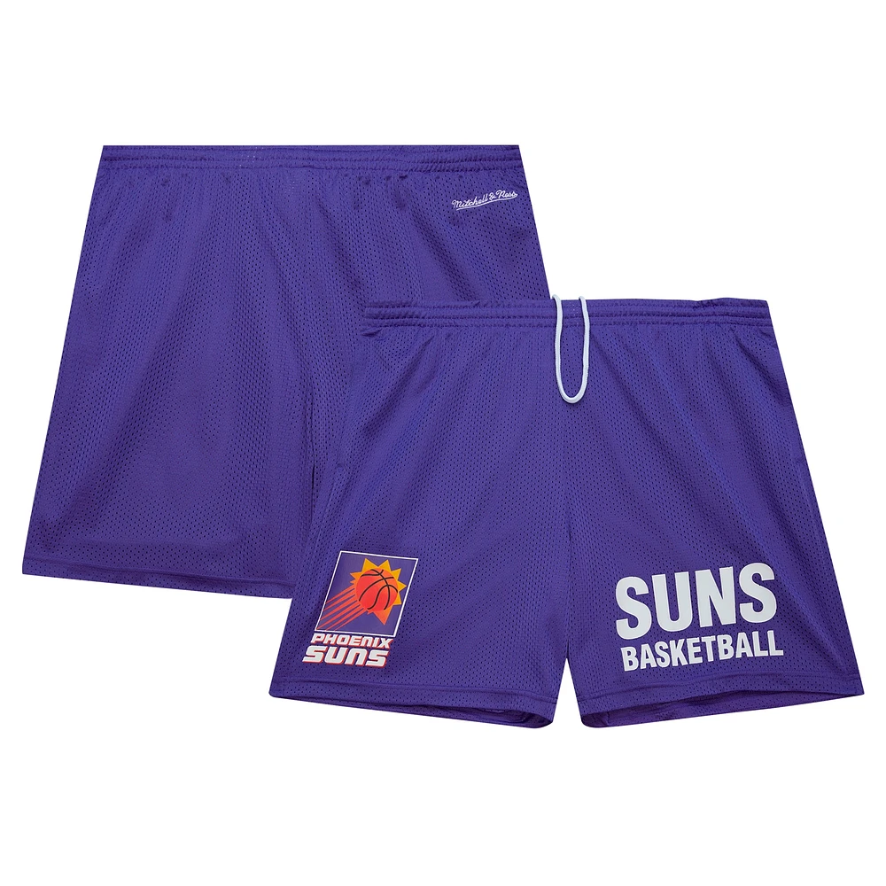 Short en maille violet pour homme Mitchell & Ness Phoenix Suns Hardwood Classics Gameday