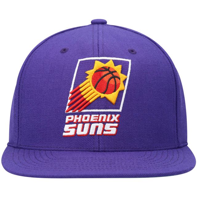 Casquette pour homme Mitchell & Ness Purple Phoenix Suns Hardwood Classics Team Ground 2.0 Snapback