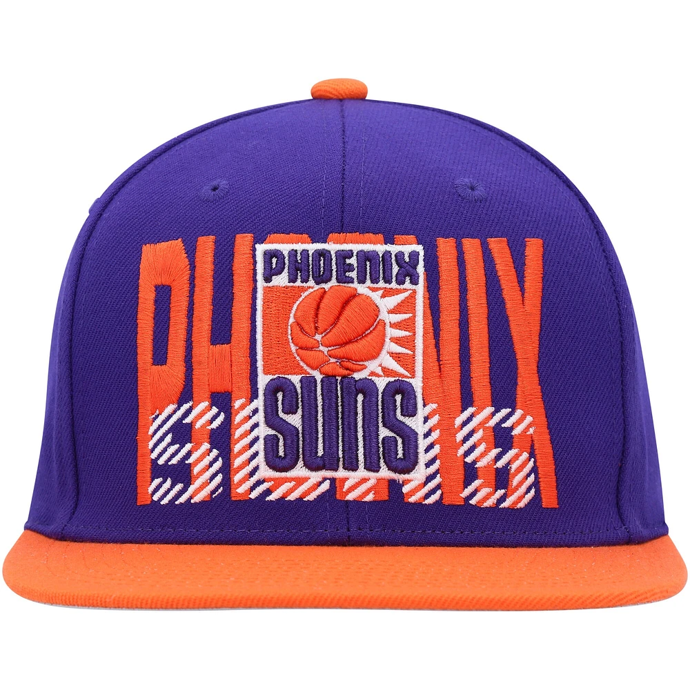 Mitchell & Ness pour homme Phoenix Suns SOUL Cross Check Snapback pour homme