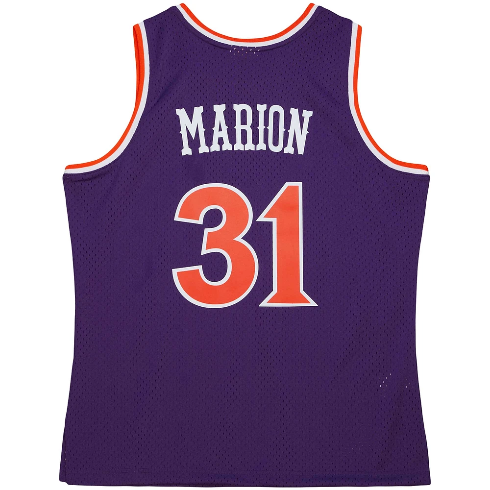 Maillot Swingman Mitchell & Ness Shawn Marion violet Phoenix Suns 2005/06 Hardwood Classics pour homme