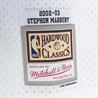 Men's Mitchell & Ness Stephon Marbury White Phoenix Suns 2002/03 Hardwood Classics Swingman Jersey