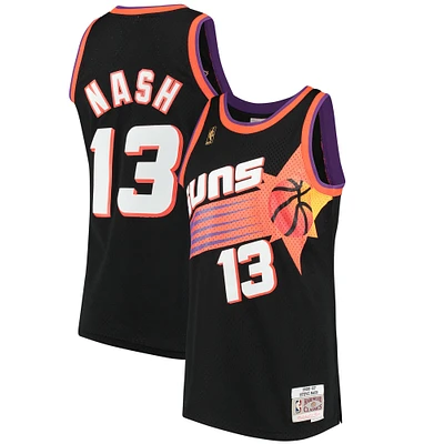 Maillot Swingman Mitchell & Ness Steve Nash Phoenix Suns 1996/97 noir pour homme