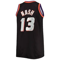 Maillot Swingman Diamond pour hommes Mitchell & Ness Steve Nash noir Phoenix Suns Big Tall 1996/97 NBA 75th Anniversary