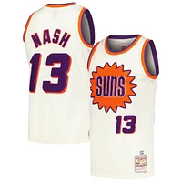 Maillot Swingman Mitchell & Ness Steve Nash Phoenix Suns crème pour hommes